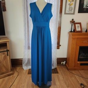 Pretty Turquoise Maxi Dress